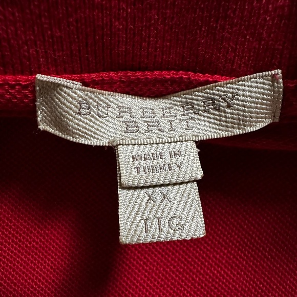 Burberry Red Polo Shirt - Picture 6 of 7